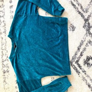 Forever 21 turquoise crop top size S never worn